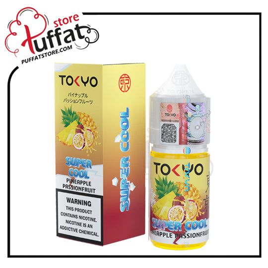 Tokyo Super Cool Pineapple Passionfruit Salt 30ml