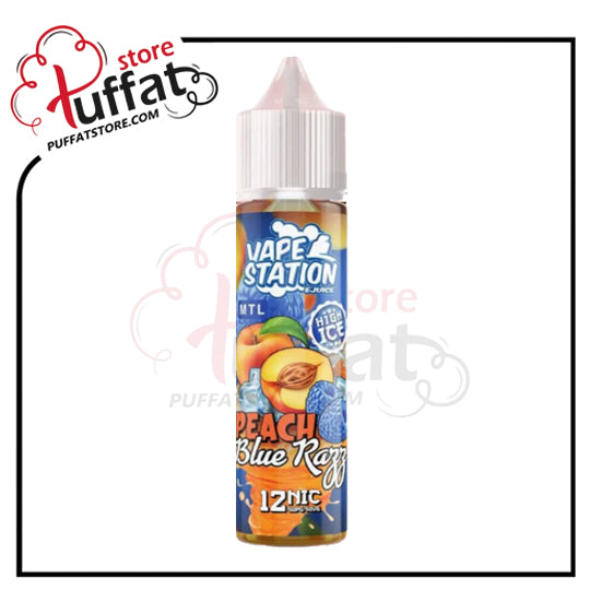 Vape Station – Peach Blue Razz High Ice MTL 60ml