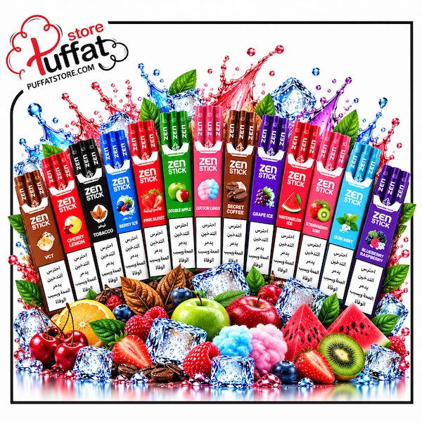 Elevate your vaping experience with ZEN STICK Disposable Vape, now available at Puffat Store—featuring a premium lineup of bold, refreshing flavors crafted for maximum all-day satisfaction in a sleek, portable design ready whenever you are.