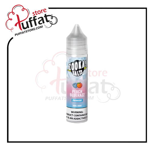 Zooka Freeze Peach Bluerazz MTL E-Liquid 60ML