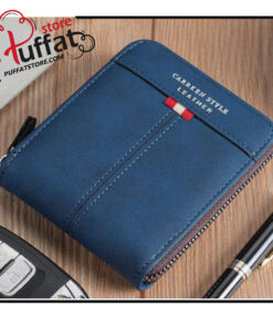 1pc Men's Vintage & Multifunctional Zipper Wallet