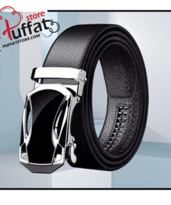 Men's Automatic Buckle PU Leather Belt
