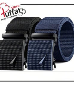 1pc Durable Canvas Belt For Men, Equipped With A Quick