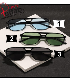 3pcs Men's Polycarbonate Pilot Fashionable Outdoor Travel Fashion Glasses