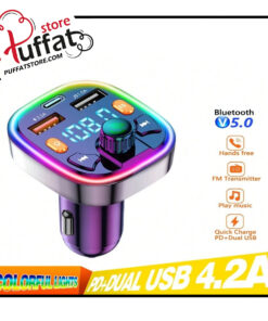 Q5 Car Bluetooth FM Transmitter Wireless Dual USB