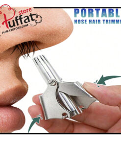 Alternative view of 1pc Stainless Steel Manual Nose Hair Trimmer For Men