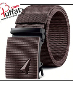 Alternative view of 1pc Durable Canvas Belt For Men, Equipped With A Quick