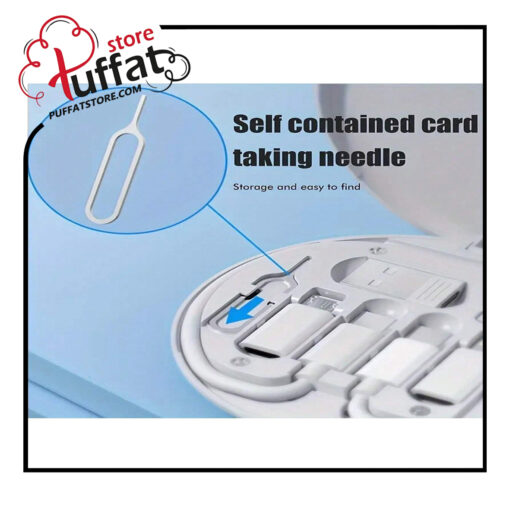 Multi-Function Data Cable Set And Storage Box - Image 2