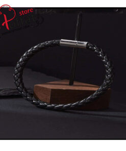 Alternative view of Fashionable and Popular Men Magnetic Braided Bracelet