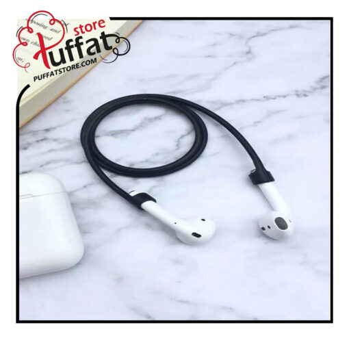 Apple AirPods Anti-Lost Rope, Wireless Earphone Silicone Hanging Strap, Anti-Lost Lanyard - Image 2