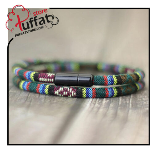 Bohemia Men Rope Bracelet Attract Magentic Braclet - Image 2