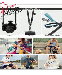 Alternative view of 1pc Nylon Shoulder Crossbody Bag With Phone Lanyard Strap