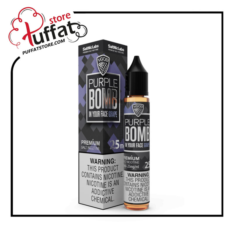 VGOD SaltNic Iced Purple Bomb E Liquid 30ml